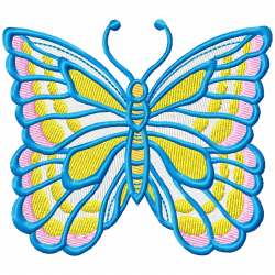 Butterfly Embroidery Design 3